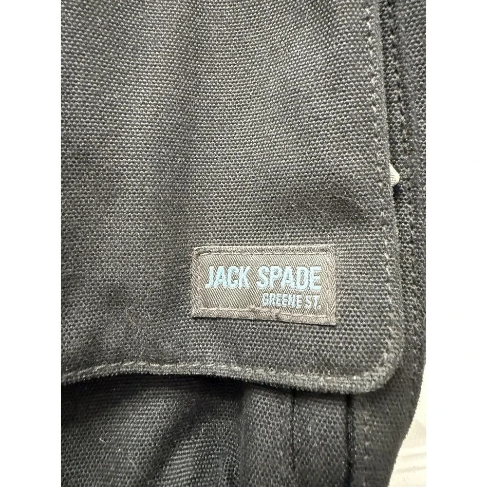 Jack Spade Mens Flap Closure‎ Messenger/ Laptop Shoulder Handbag Black